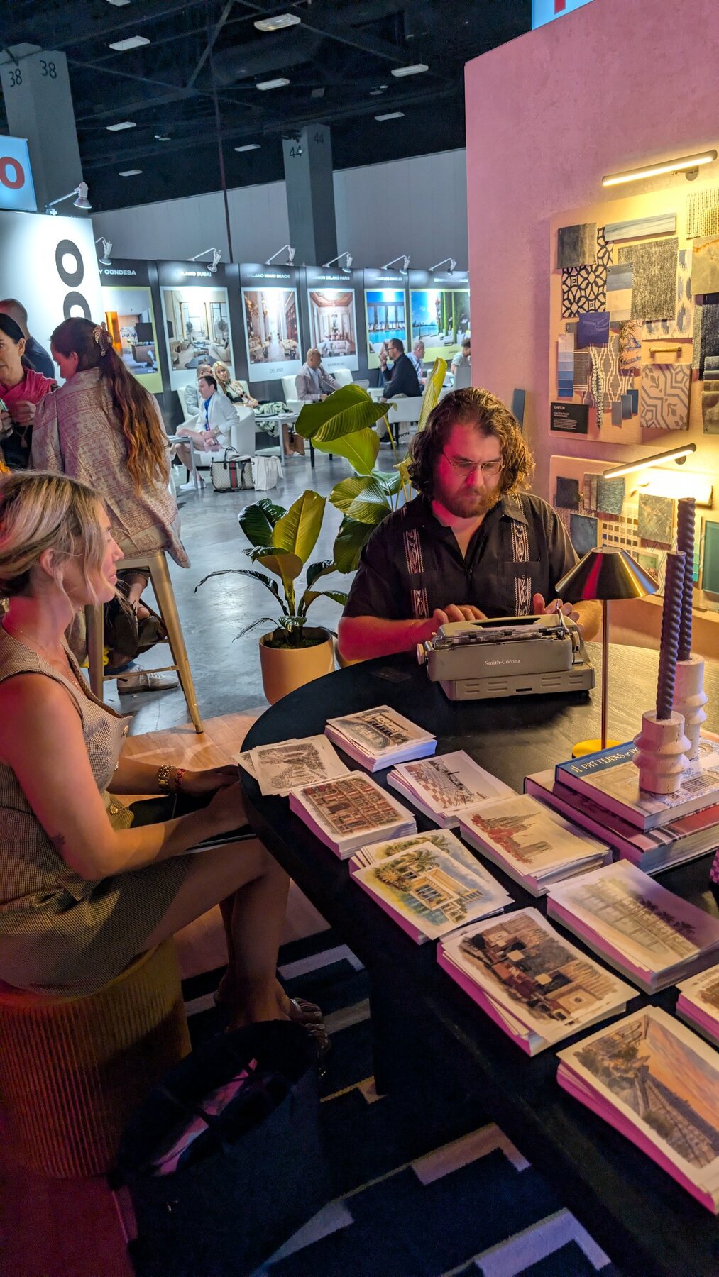 Chris writing at LE Miami